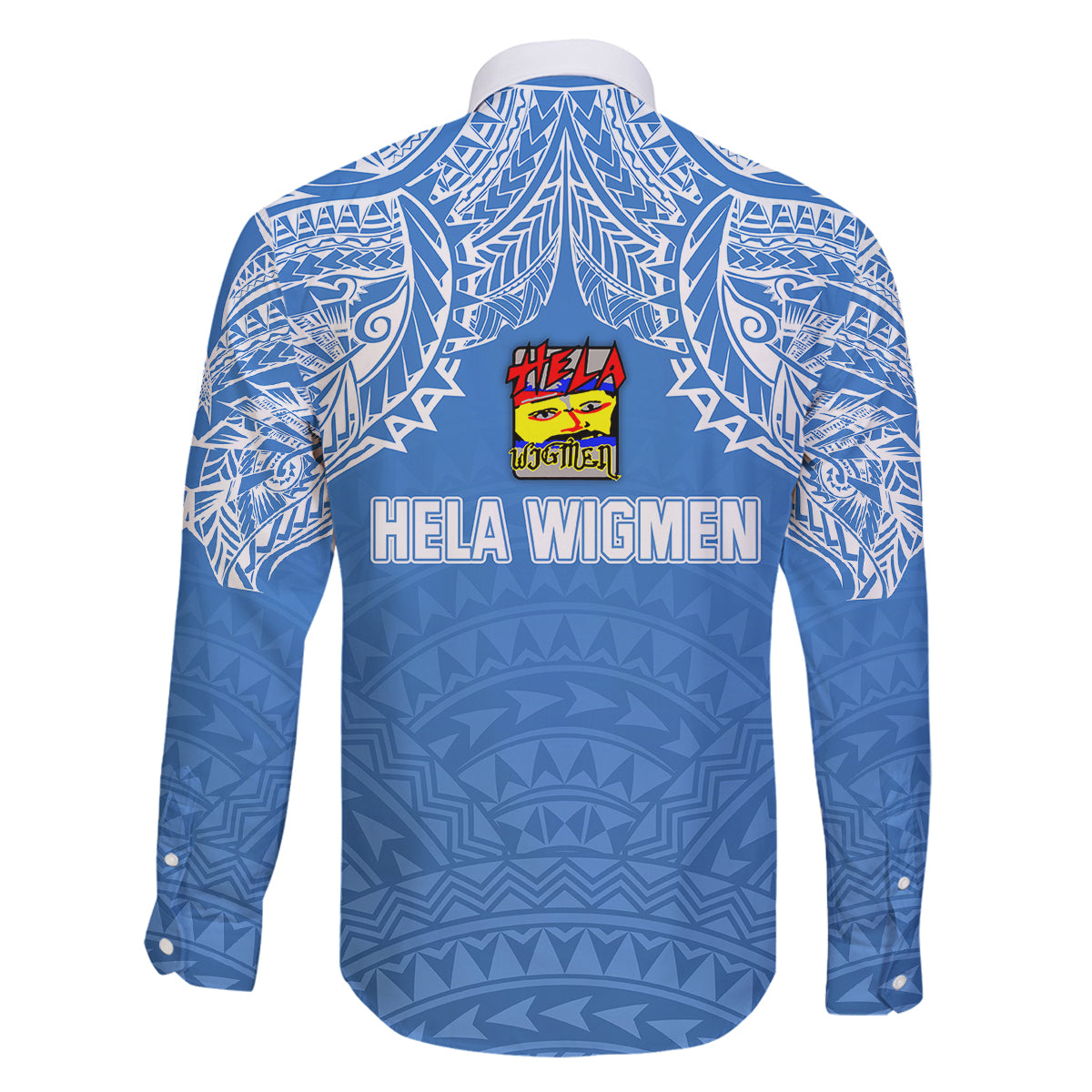 Hela Wigmen Rugby Family Matching Long Sleeve Bodycon Dress and Hawaiian Shirt Papua New Guinea Polynesian Tattoo LT03 - Polynesian Pride