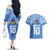 Custom Hela Wigmen Rugby Couples Matching Off The Shoulder Long Sleeve Dress and Hawaiian Shirt Papua New Guinea Polynesian Tattoo LT03 - Polynesian Pride