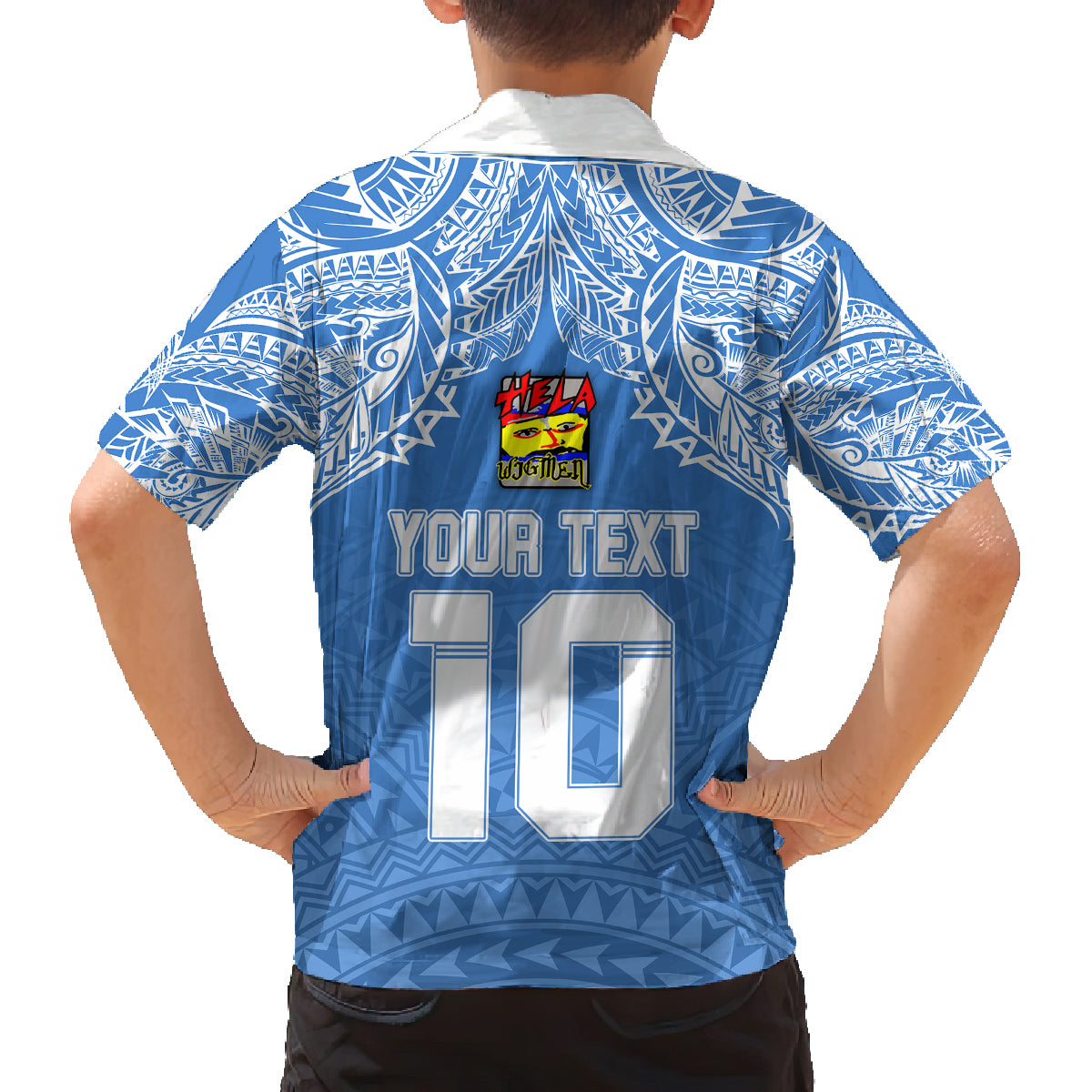 Custom Hela Wigmen Rugby Family Matching Tank Maxi Dress and Hawaiian Shirt Papua New Guinea Polynesian Tattoo LT03 - Polynesian Pride