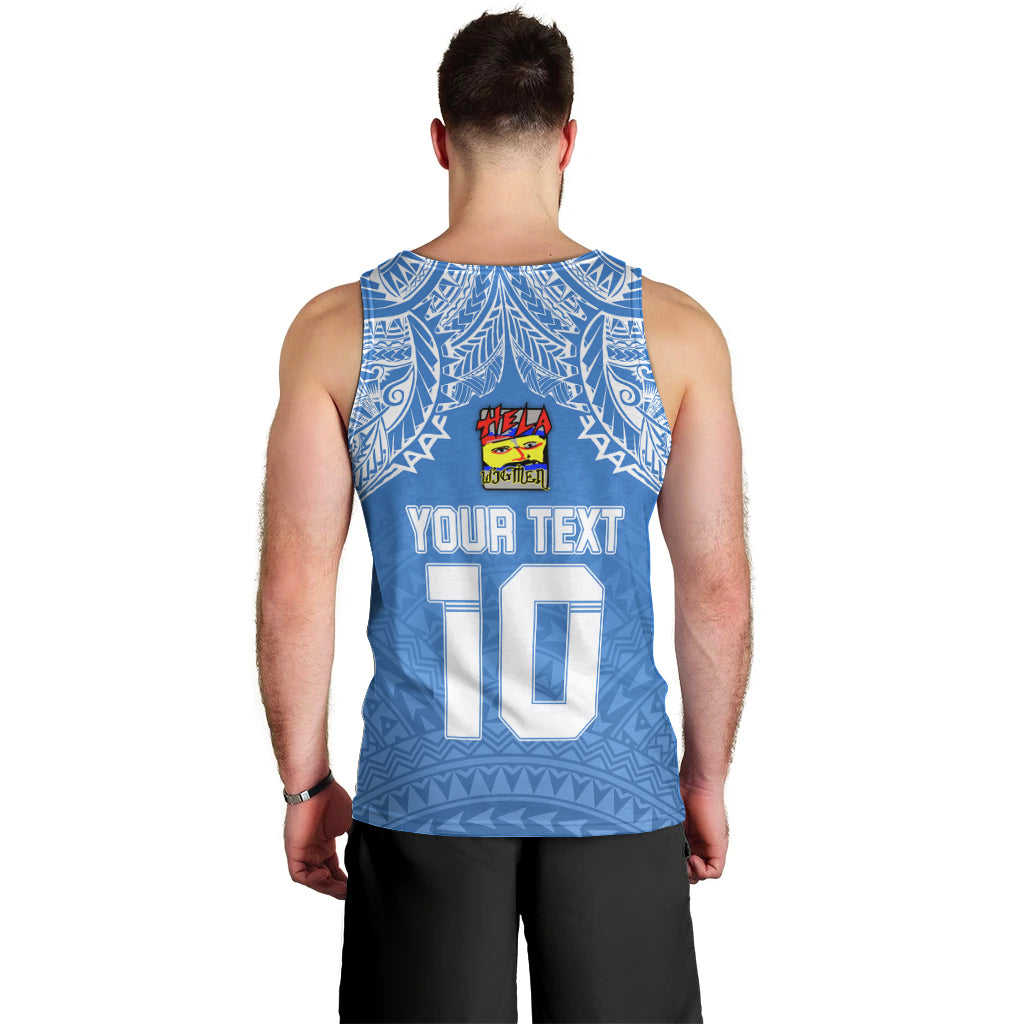 Custom Hela Wigmen Rugby Men Tank Top Papua New Guinea Polynesian Tattoo LT03 - Polynesian Pride