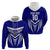 Custom Kimbe Cutters Rugby Hoodie Papua New Guinea Polynesian Tattoo Blue Version LT03 - Polynesian Pride