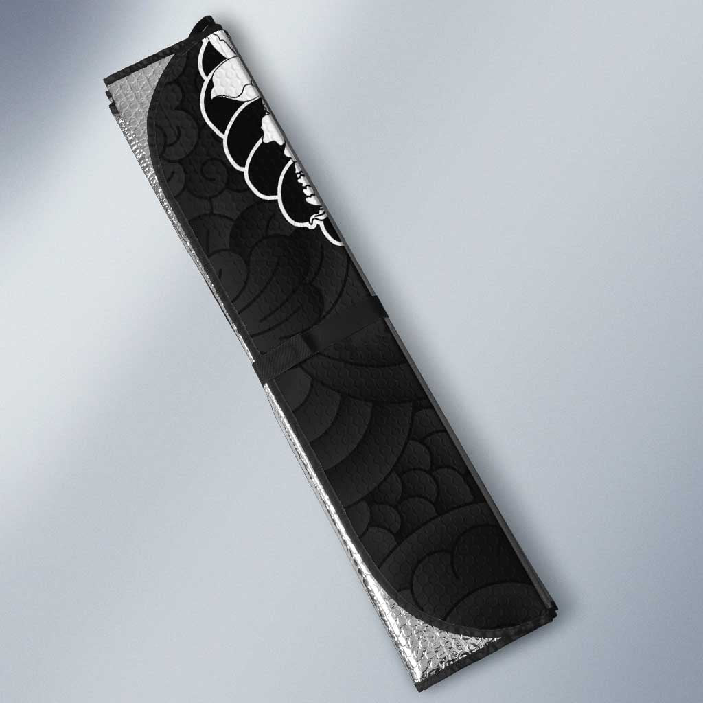 Japanese Irezumi and Hawaiian Polynesian Art Tattoo Auto Sun Shade Black Color - Polynesian Pride