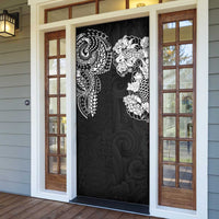 Japanese Irezumi and Hawaiian Polynesian Art Tattoo Door Cover Black Color - Polynesian Pride