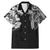 Japanese Irezumi and Hawaiian Polynesian Art Tattoo Family Matching Mermaid Dress and Hawaiian Shirt Black Color - Polynesian Pride
