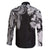 Japanese Irezumi and Hawaiian Polynesian Art Tattoo Family Matching Short Sleeve Bodycon Dress and Hawaiian Shirt Black Color - Polynesian Pride