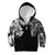 Japanese Irezumi and Hawaiian Polynesian Art Tattoo Kid Hoodie Black Color - Polynesian Pride