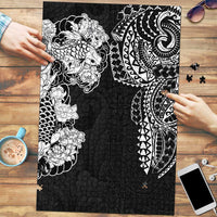 Japanese Irezumi and Hawaiian Polynesian Art Tattoo Puzzle Black Color - Polynesian Pride