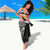 Japanese Irezumi and Hawaiian Polynesian Art Tattoo Sarong Black Color - Polynesian Pride