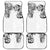 Japanese Irezumi and Hawaiian Polynesian Art Tattoo Car Mats White Color - Polynesian Pride