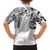 Japanese Irezumi and Hawaiian Polynesian Art Tattoo Family Matching Summer Maxi Dress and Hawaiian Shirt White Color - Polynesian Pride
