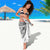 Japanese Irezumi and Hawaiian Polynesian Art Tattoo Sarong White Color - Polynesian Pride