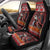 Hawaii KaʻUla Wena Volcano Turtle Car Seat Cover Lava and Tropical Plants Tribal Pattern