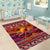 Hawaii KaʻUla Wena Octopus Area Rug Oceanic Red with Corals and Tropical On Sunset Landscape