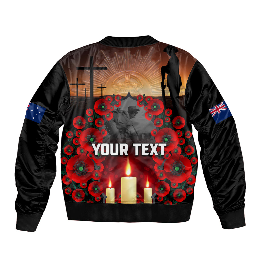 Custom New Zealand and Australia ANZAC Day Bomber Jacket Gallipoli and Canlelight Lest We Forget LT03 - Polynesian Pride