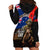 New Zealand and Australia ANZAC Day Hoodie Dress National Flag mix Kiwi Bird and Kangaroo Soldier Style LT03 - Polynesian Pride