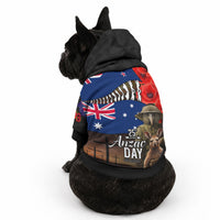 New Zealand and Australia ANZAC Day Pet Hoodie