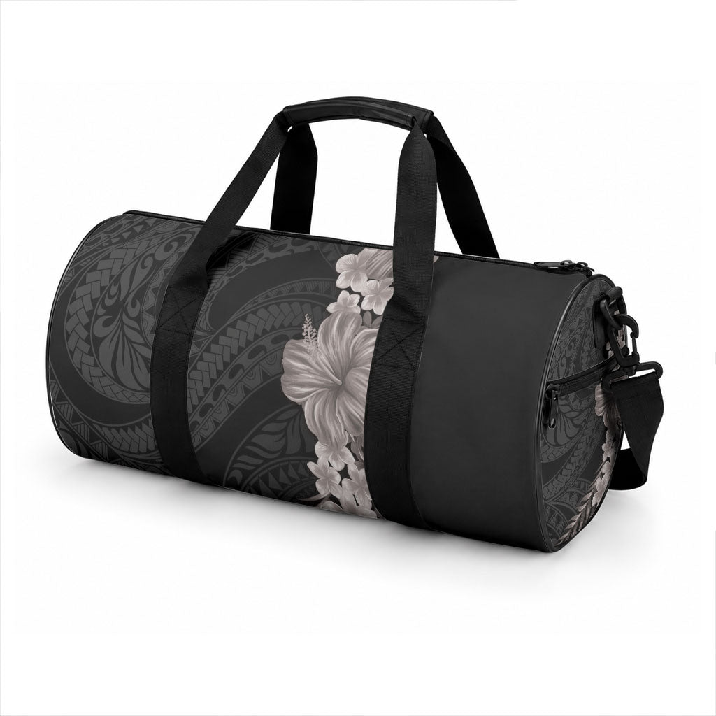Hawaiian Plumeria and Hibiscus Duffle Bag