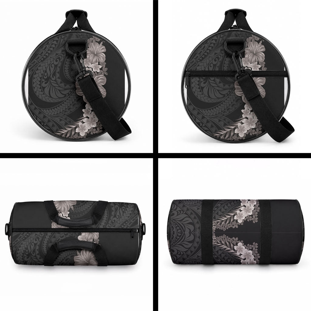 Hawaiian Plumeria and Hibiscus Duffle Bag