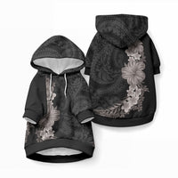 Hawaiian Plumeria and Hibiscus Pet Hoodie