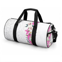 Hawaii Tropical Leaves and Flowers Duffle Bag