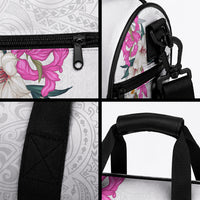 Hawaii Tropical Leaves and Flowers Duffle Bag