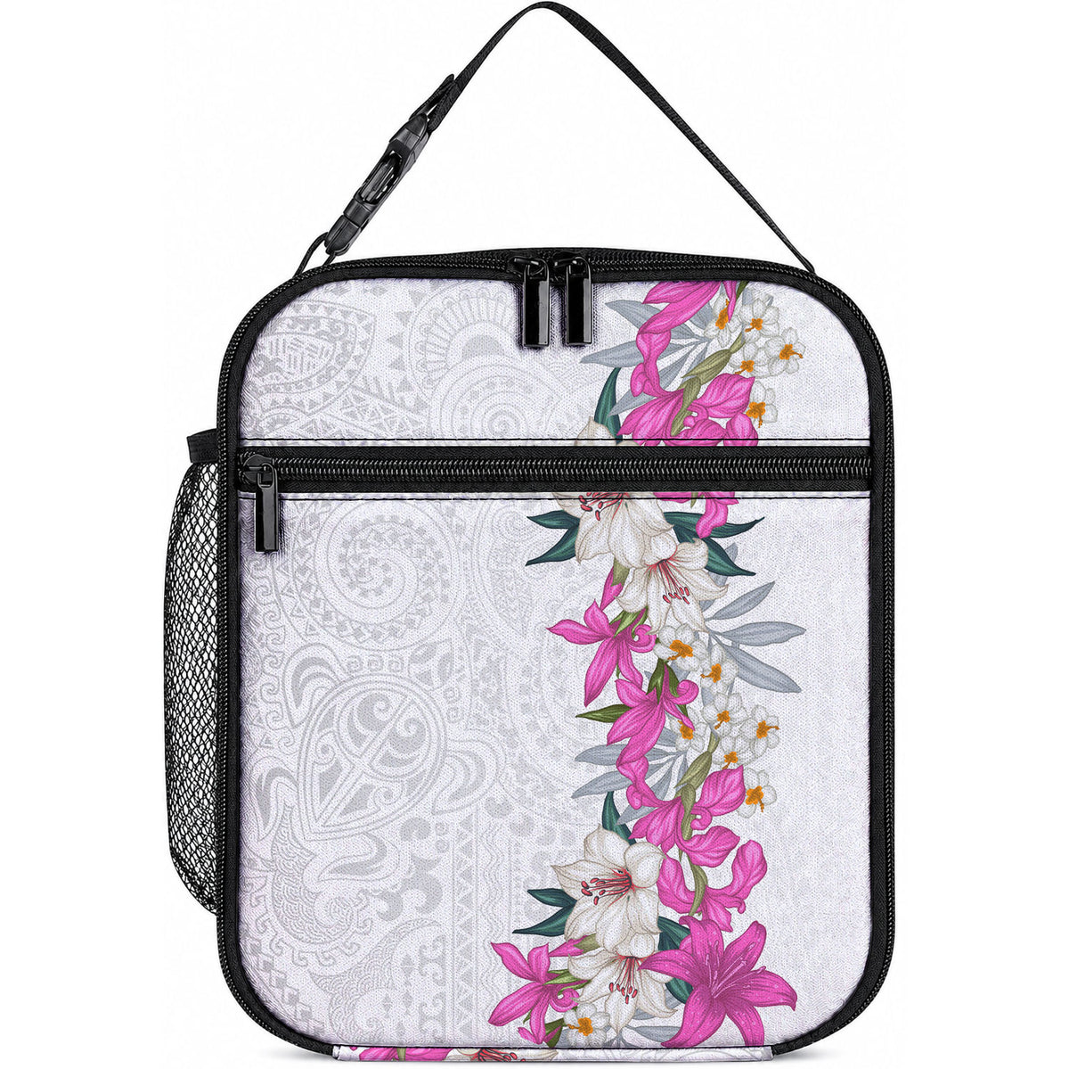 Hawaii Tropical Leaves and Flowers Lunch Bag