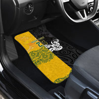 Aotearoa New Zealand And Australia Basketball Custom Car Mats Maori Tribal Tattoo And Aboriginal Dot Art Heritage