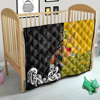 Aotearoa New Zealand And Australia Basketball Custom Quilt Maori Tribal Tattoo And Aboriginal Dot Art Heritage