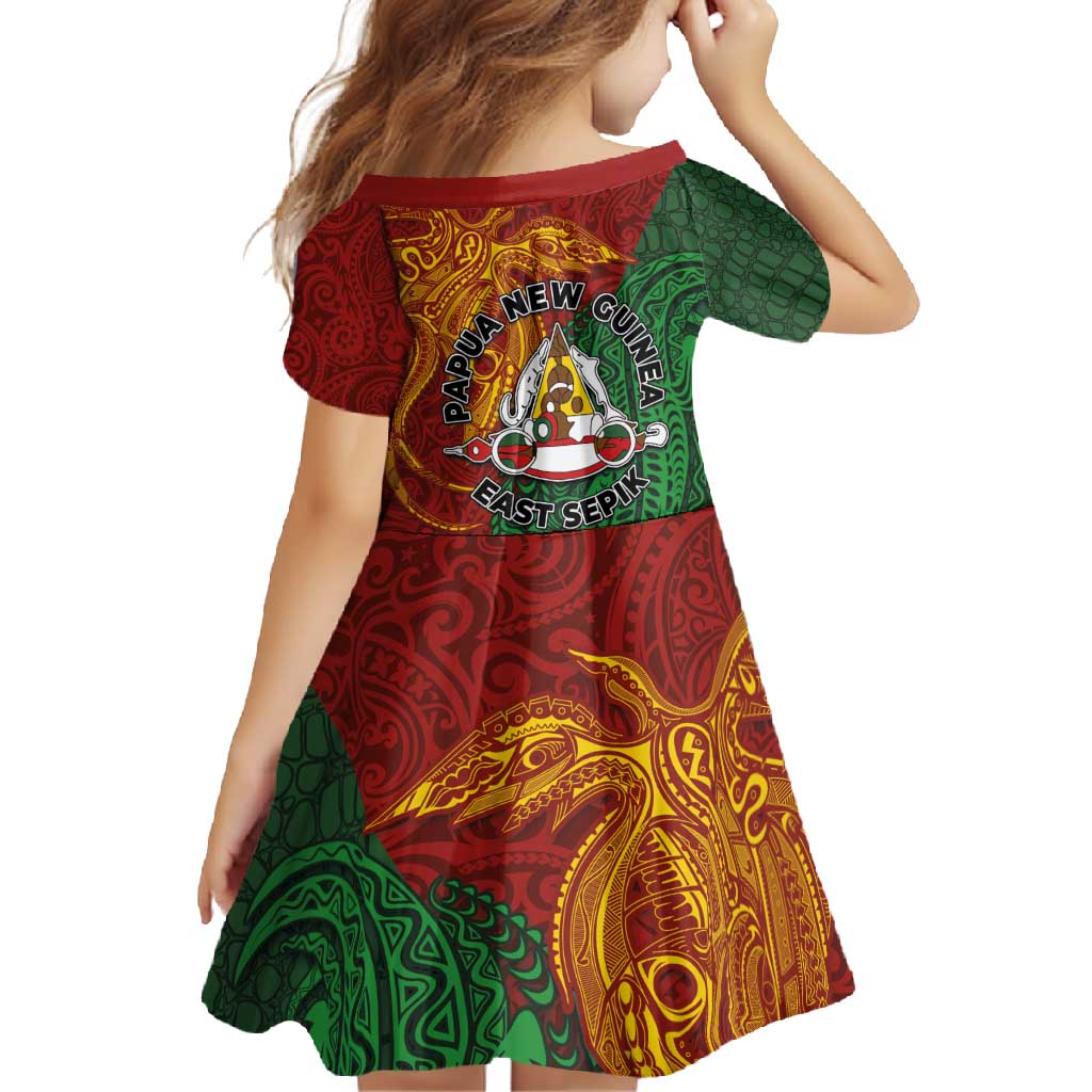 Papua New Guinea East Sepik Province Family Matching Mermaid Dress and Hawaiian Shirt Tribal Crocodile Birds of Paradise Melanesian Tattoo