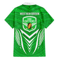 Kimbe Cutters Rugby Family Matching Summer Maxi Dress and Hawaiian Shirt Papua New Guinea Polynesian Tattoo Green Version LT03 - Polynesian Pride