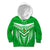 Custom Kimbe Cutters Rugby Kid Hoodie Papua New Guinea Polynesian Tattoo Green Version LT03 Green - Polynesian Pride