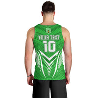 Custom Kimbe Cutters Rugby Men Tank Top Papua New Guinea Polynesian Tattoo Green Version LT03 - Polynesian Pride