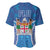 Fiji Day Baseball Jersey Fijian Masi Tribal Hibiscus Tattoo and Tapa Pattern