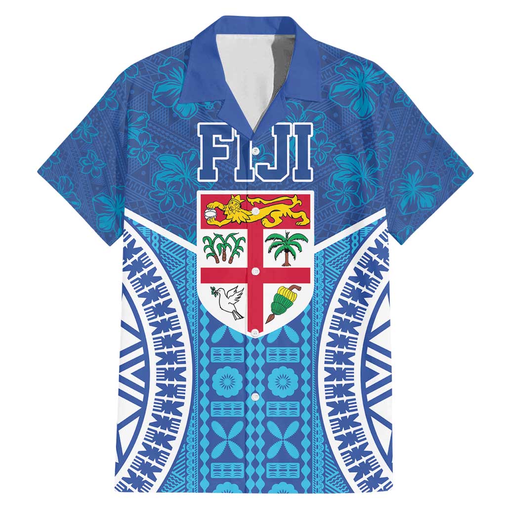 Fiji Day Family Matching Mermaid Dress and Hawaiian Shirt Fijian Masi Tribal Hibiscus Tattoo and Tapa Pattern