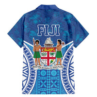 Fiji Day Family Matching Mermaid Dress and Hawaiian Shirt Fijian Masi Tribal Hibiscus Tattoo and Tapa Pattern