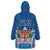 Fiji Day Wearable Blanket Hoodie Fijian Masi Tribal Hibiscus Tattoo and Tapa Pattern