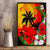 Hawaii Maui Island Canvas Wall Art Maui Map With Tropical Forest Sunset Vibe LT03 - Polynesian Pride