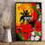 Custom Hawaii Maui Island Canvas Wall Art Maui Map With Tropical Forest Sunset Vibe LT03 - Polynesian Pride