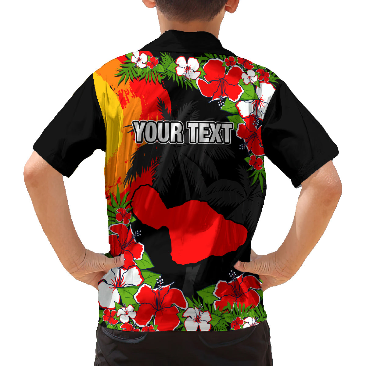 Custom Hawaii Maui Island Family Matching Summer Maxi Dress and Hawaiian Shirt Maui Map With Tropical Forest Sunset Vibe LT03 - Polynesian Pride