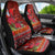 Hawaii KaʻUla Wena ʻIʻiwi Car Seat Cover With Tropical Plants and 'Ohi'a lehua Kakau Art Tattoo