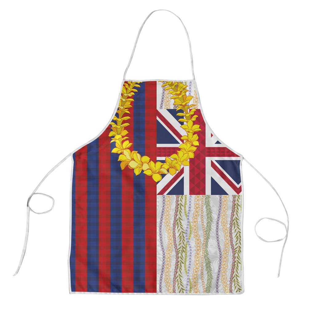 Hawaiian Tropical Plants Lei Apron National Flag Style - Polynesian Pride