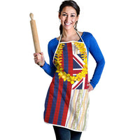 Hawaiian Tropical Plants Lei Apron National Flag Style - Polynesian Pride