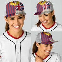 Hawaiian Tropical Plants Lei Baseball Net Cap National Flag Style - Polynesian Pride