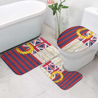 Hawaiian Tropical Plants Lei Bathroom Set National Flag Style - Polynesian Pride