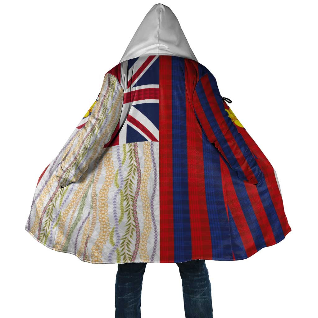 Hawaiian Tropical Plants Lei Cloak National Flag Style - Polynesian Pride