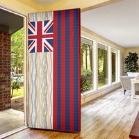 Hawaiian Tropical Plants Lei Door Cover National Flag Style - Polynesian Pride