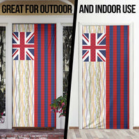 Hawaiian Tropical Plants Lei Door Cover National Flag Style - Polynesian Pride