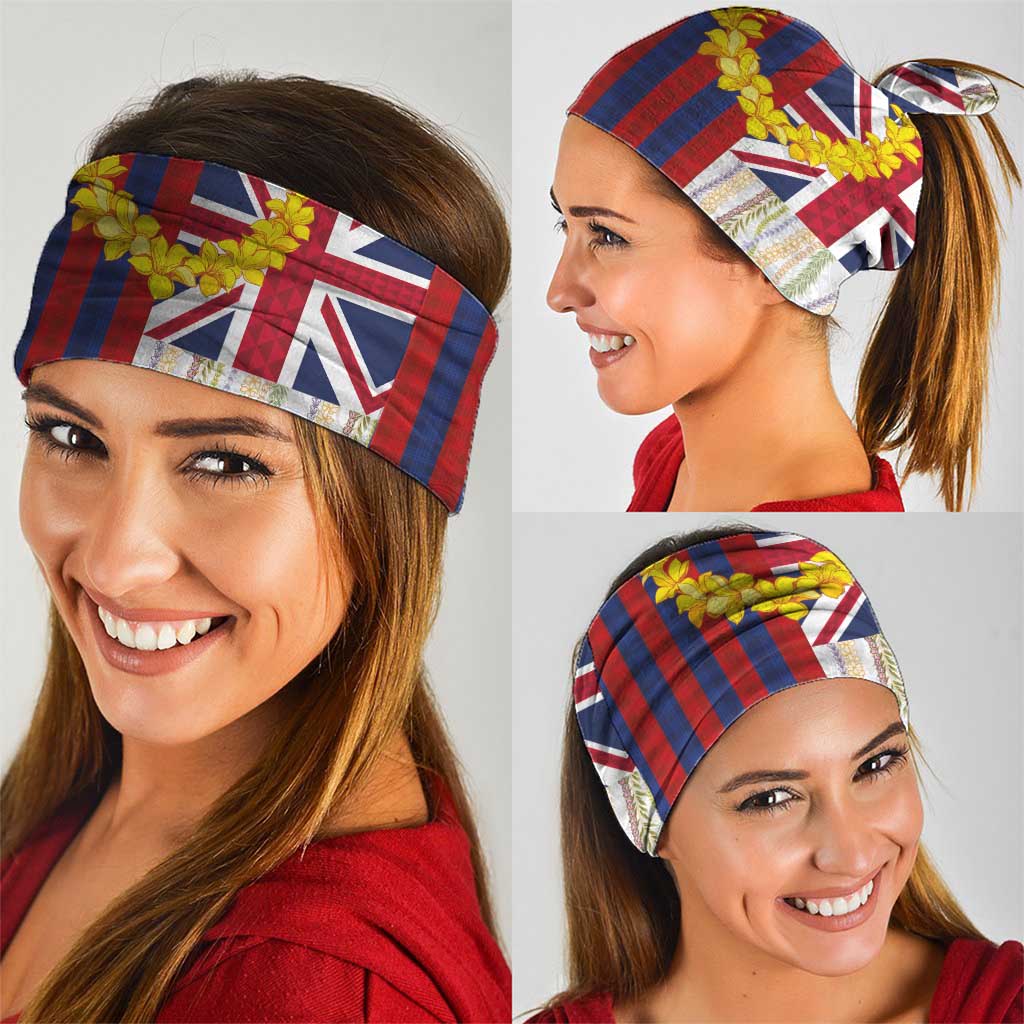 Hawaiian Tropical Plants Lei Neck Gaiter National Flag Style - Polynesian Pride