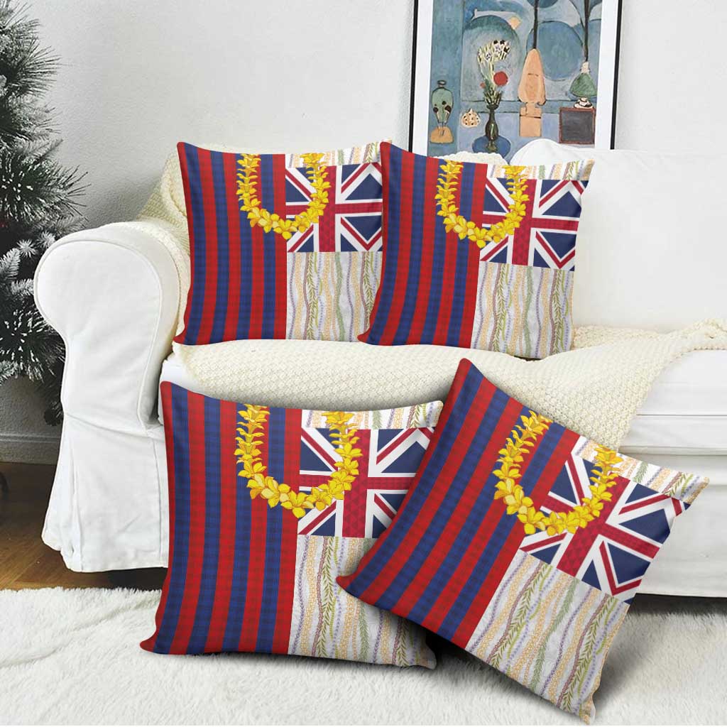 Hawaiian Tropical Plants Lei Pillow Cover National Flag Style LT03 - Polynesian Pride
