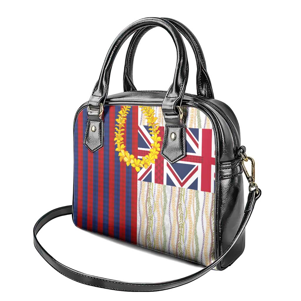 Hawaiian Tropical Plants Lei Shoulder Handbag National Flag Style - Polynesian Pride